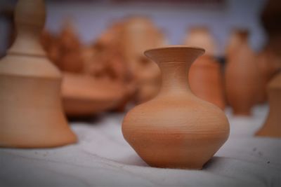 Close-up of clay pot