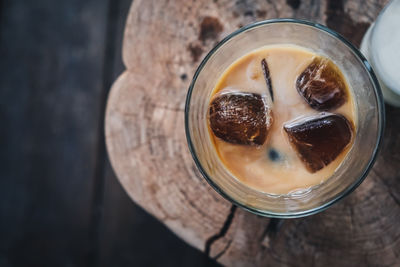 Close-up of coffee on table