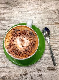 Close-up of coffee cup