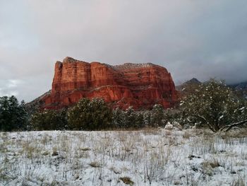 Scenic view of landscape against sky