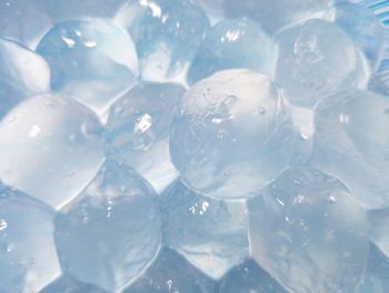 Full frame shot of water in glass