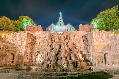 Panoramic view of a temple