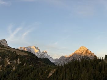 Panoramic view of landscape against sky