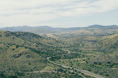 Scenic view of mountains