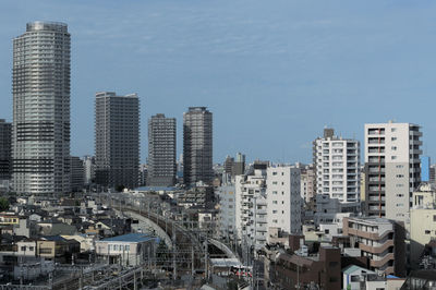 Skyscrapers in city