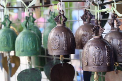 Close-up of objects for sale in market