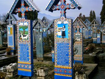 The romanian merry cemetery