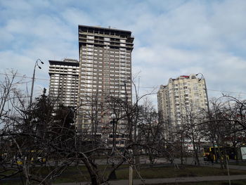 Low angle view of building against sky