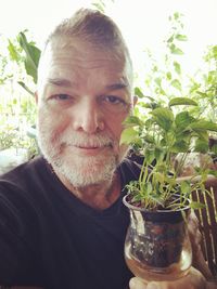 Portrait of man smiling