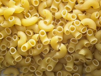 Full frame shot of macaroni pasta