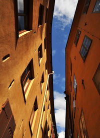 Low angle view of building against sky