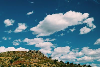Scenic view of tree mountains against sky
