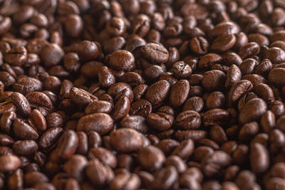 Full frame shot of coffee beans