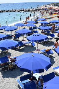 Group of people on beach