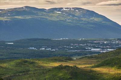 Scenic view of landscape against sky