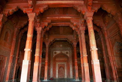 Low angle view of ceiling