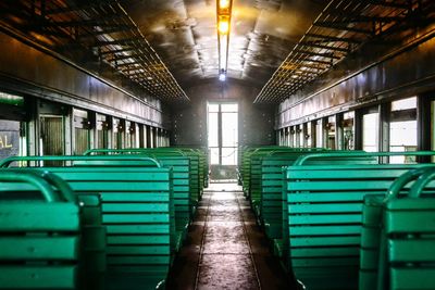 View of underground walkway