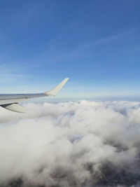 Aerial view of cloudscape against sky