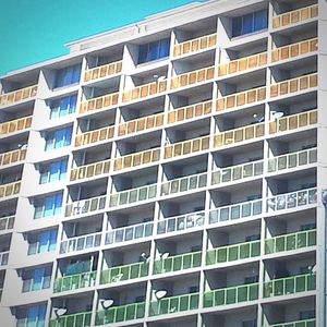 Low angle view of office building