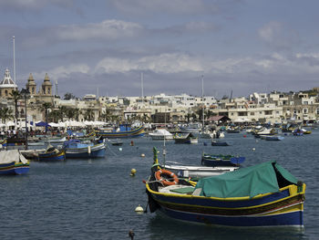 The harbour of marsaxlokk
