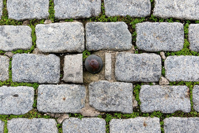 Full frame shot of stone wall