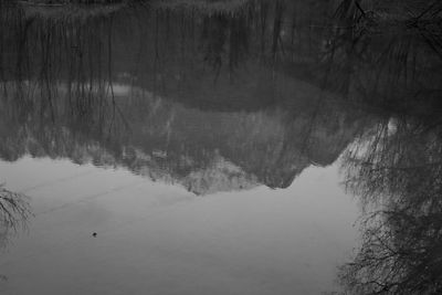 High angle view of a lake