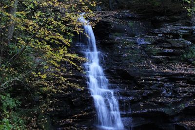 View of waterfall