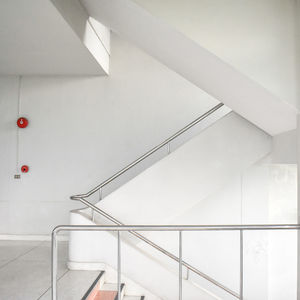 Low angle view of staircase in building