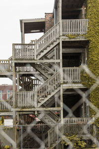 Modern building in city against sky