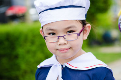 Portrait of smiling boy