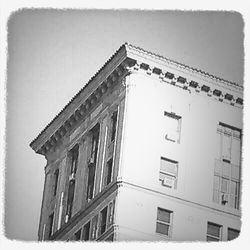 Low angle view of building against sky