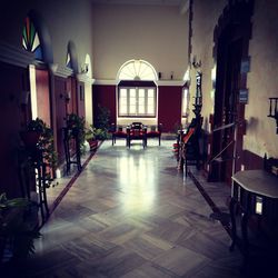 Interior leading towards corridor