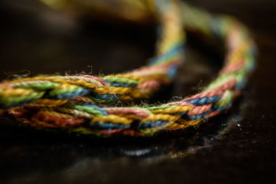Close-up of colored pencils