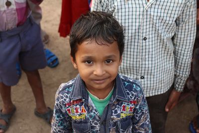 Portrait of cute boy