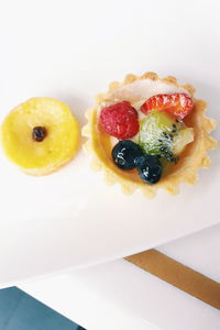 Close-up of dessert in plate