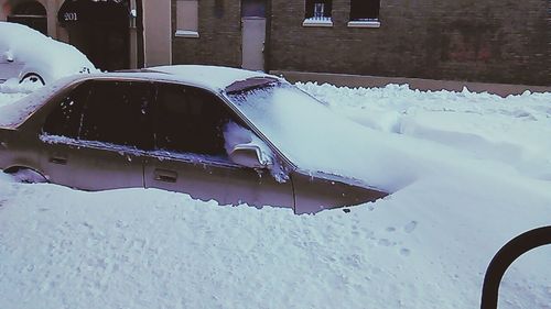 Snow covered landscape