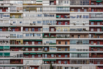 Full frame shot of residential building