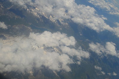 Low angle view of clouds in sky