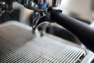 Close-up of coffee machine 