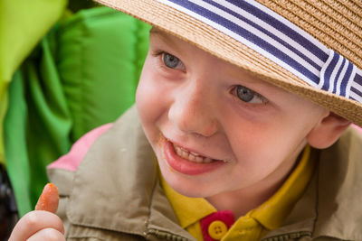 Close-up of boy