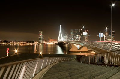 Erasmus bridge and office towers