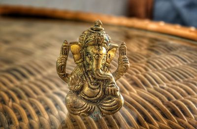 Close-up of buddha statue