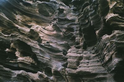 Scenic view of rock formations
