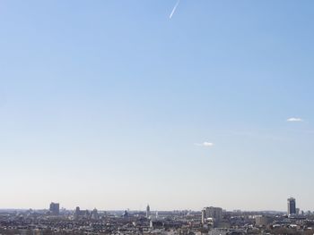 Cityscape with buildings in background