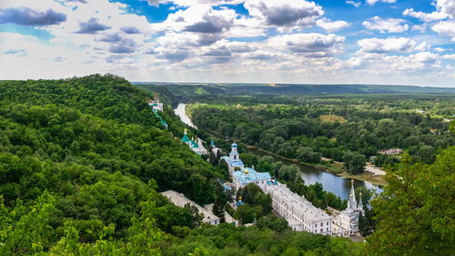 The holy mountains lavra of the holy dormition in svyatogorsk or sviatohirsk, ukraine