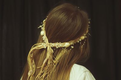 Close-up portrait of a woman