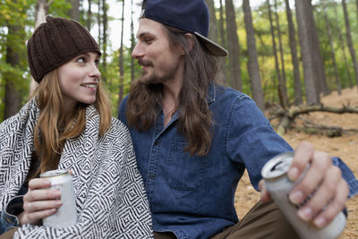 Portrait of an attractive young couple