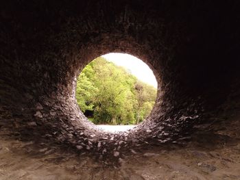 View of tunnel through tunnel