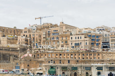 Buildings against sky in malta