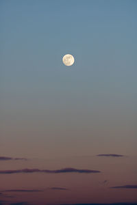 Scenic view of moon at night